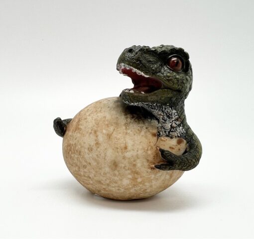 Egg med t-rex m