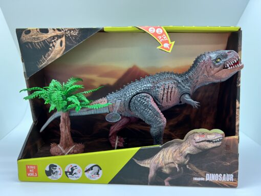 Grønn t-rex med lyd