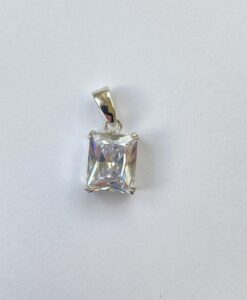 Zirkon anheng firkantet hvit