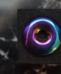 Regnbue donut 3 cm