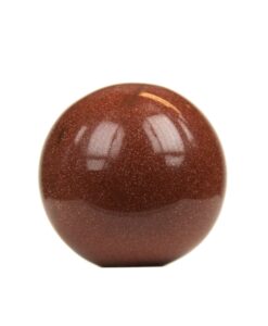 Polert kule i gold stone 40mm