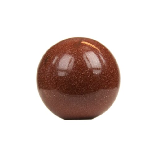 Polert kule i gold stone 40mm