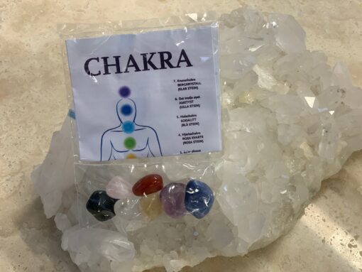 Chakra med 7 stein og beskrivelse
