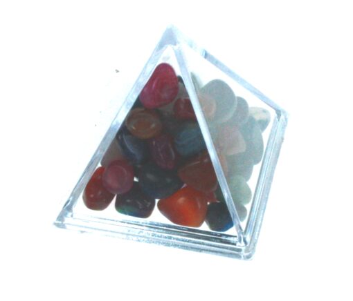Pyramide med agat stor