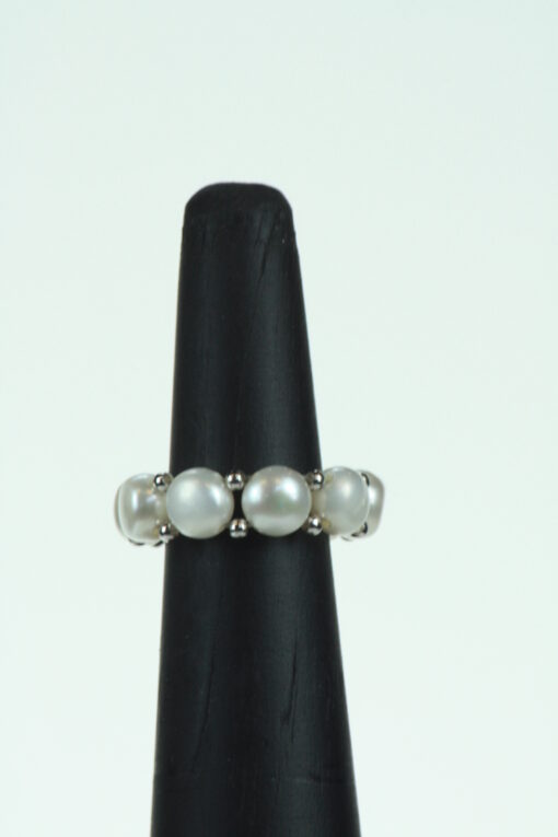 Hvit ring 1 rad