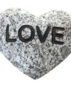 Hjerte i granitt love 4mm