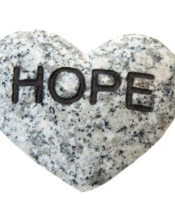 Hjerte i granitt hope 4mm