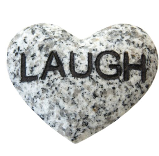 Hjerte i granitt laugh 4mm